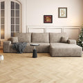 108" Sectional Couches for Living Room Modern Modular Sofa with L-Shape Couchs Upholstered Boneless Couch Deep Seat Sectional Couch with Chaise (Camel, Right Facing Chaise+2Seaters)-Ruum Studio Home