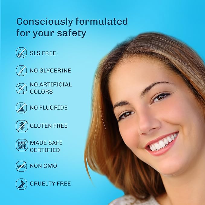 Bentodent Remineralizing Food Grade Organic Calcium Bentonite Clay Toothpaste Fluoride Free Natural Toothpaste for Adult & Kids - Mineral Toothpaste Sensitive Teeth Whitening (Premium Mint)-Ruum Studio Home