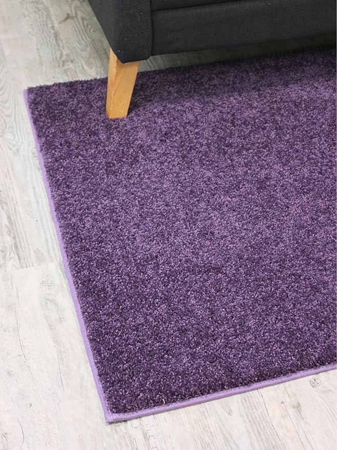 KOECKRITZ Soft and Colorful Kids Classroom Area Rugs (Passes Flammability Pill Test) Many Sizes and Bright Colors to Select from (3' x 12', Eggplant)-Ruum Studio Home