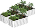 6x3x2 ft Raised Garden Bed, Large Metal Planter Raised Beds, Planters for Outdoor Plants for Vegetables, Flowers, Herbs, Fruits, and Succulents.(4 Pcs)-Ruum Studio Home