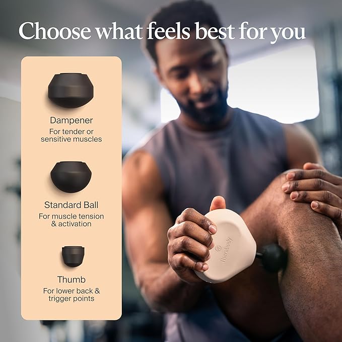 TheraGun Mini (3rd Generation) by Therabody – Ultra-Portable Massage Gun and Travel Essential for Fast, Effective Pain and Tension Relief Anywhere (Oat)-Ruum Studio Home