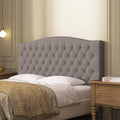 Velvet Upholstered Headboard Queen/Full Size Latest Model Wall Mount, Bed Frame Mount, Featuring High-Density Sponge Padding, Luxury Texture Easy Assembly Comfort and Style-Linen-Ruum Studio Home