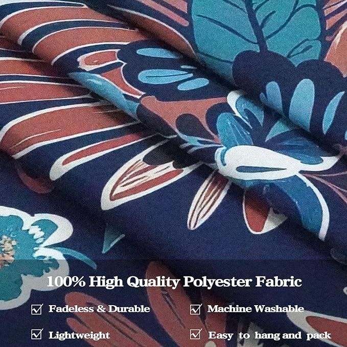 Fowocu Boho Floral Mandala Tapestry Wall Hanging Blue Bohemian Flower Medallion Tapestry Aesthetic Vintage Navy Hippie Indian Small Tapestries for Bedroom Living Room Dorm Decor 60 x 44 Inch-Ruum Studio Home