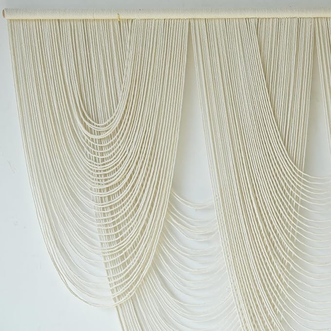 Macrame Wall Hanging Large Macrame Wall Decor Yarn Art 57" W x 41" L For Headboard Bedroom Living Room Craftsmanship Fiber Home Art-Ruum Studio Home