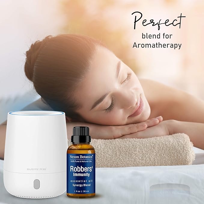 Robbers' Immunity Essential Oil Blend 30 ml - Immune Boost Aromatherapy for Diffusers - Natural Shield Against Impurities - Nexon Botanics-Ruum Studio Home
