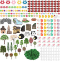 Thrilez 210 Pieces Miniature Fairy Garden Accessories, Including Resin Animals, Miniature Figurines, Micro Landscape Ornaments Kit, Fake Diorama Trees for Fairy Garden Decor-Ruum Studio Home