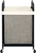 STO STO Laundry Hamper, 90L Rolling Laundry Sorter Cart with Removable and Washable Liner Bag, Rolling Clothes Hamper with Metal Handle for Laundry Room and Bedroom-Ruum Studio Home