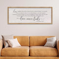 LuZhiQiang Love is Patient Love is Kind Wall Decor 40"X15" Bible Verse Quote 1 Corinthians 13 For Bedroom Above Bed Christianity Couple Sign Large Wood Framed Wall Hanging Art (Wood)-Ruum Studio Home