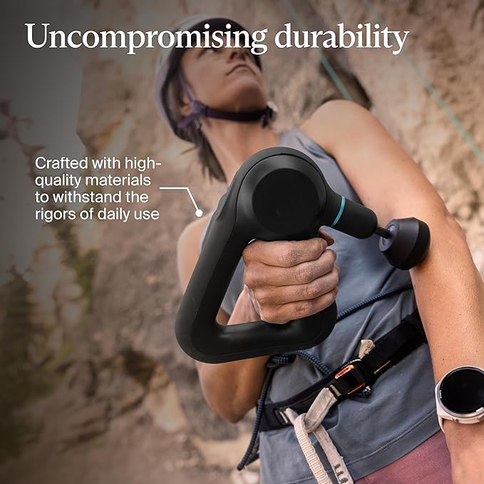 TheraGun Therabody Prime (5th Generation) - Deep Tissue Percussion Therapy Massage Gun - Bluetooth Enabled, Personal Massager for Pain Relief in Neck, Back, Leg, Shoulder and Body (Black)-Ruum Studio Home