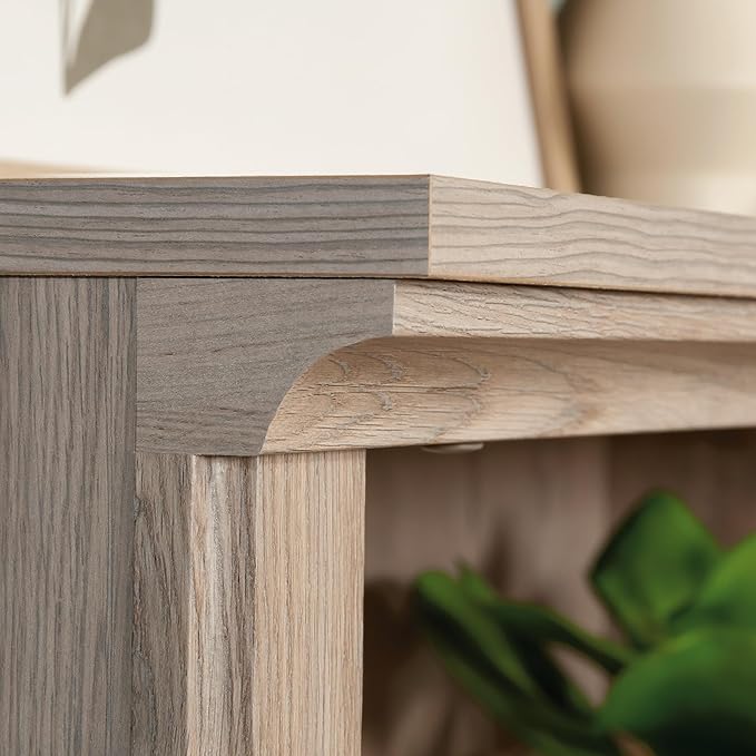 Sauder 3 Tier Book Shelf Wooden Bookcase Multipurpose Bookshelf for Home Office, Living Room, in Laurel Oak-Ruum Studio Home