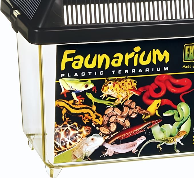 Exo Terra Faunarium, Plastic Reptile Terrarium, Small, PT2255-Ruum Studio Home