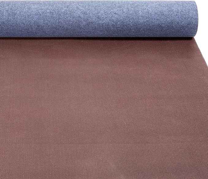Marine Carpet,6 FT x 10 FT Blue-Gray Indoor Outdoor Carpet 0.2" Thick Boat Carpet with Water-Proof TPE Backing, Non-Slide Outdoor Marine Carpet Roll for Home, Patio, Porch, Deck-Ruum Studio Home