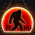 Bigfoot Neon Sign, Bright Dimmable USB Powered Sasquatch Neon Lights Sign and Unique UV Printed Funny Big Foot Sasquatch Gifts for Men Women Adults Kids Bigfoot Lovers Wall Art Decors-Ruum Studio Home