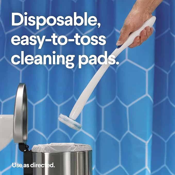 Clorox Original Cleaning System, ToiletWand, Storage Caddy, 6 Refill Heads, Dorm Room Essentials, (Package May Vary)-Ruum Studio Home