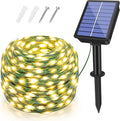 Solar String Lights 240LED 79FT, IP67 Waterproof Solar Lights for Outside with 8 Lighting Modes, Upgraded Solar Panel Fairy Lights for Garden Party Wedding Decorations (Warm White)-Ruum Studio Home
