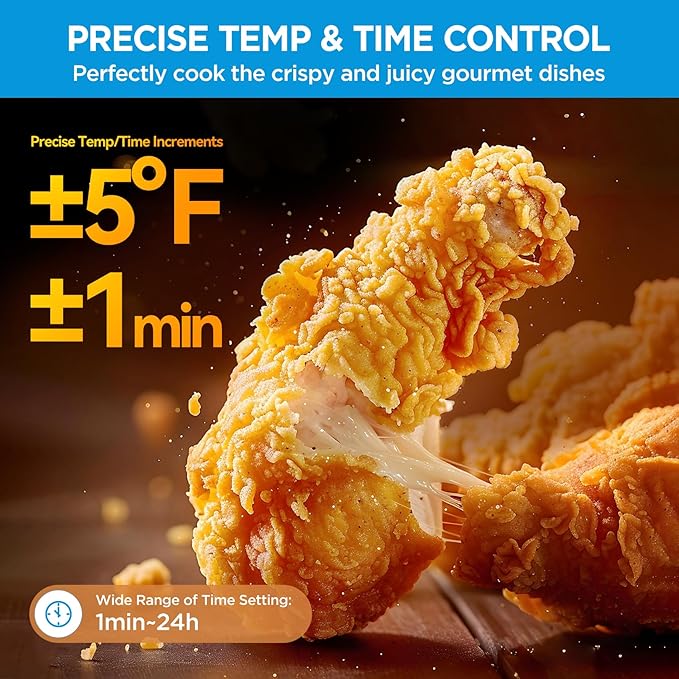 Midea Flexify French Door Toaster Oven Air Fryer Combo, 26.4 QT, Extra Large Air Fryer Countertop Oven 10-in-1 Combo, 25% Faster Cooking and 90% Less Oil, Stainless Steel-Ruum Studio Home