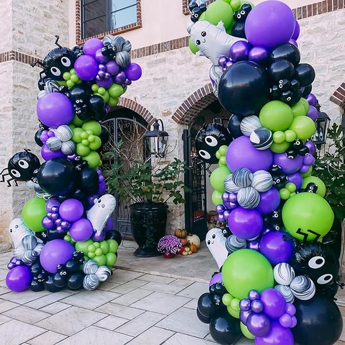 130pcs Purple Balloons Different Sizes 18" 12" 10" 5" Party Latex Balloons for Birthday Baby Shower Halloween Wedding Valentine's Day Party Bachelorette Decorations-Ruum Studio Home