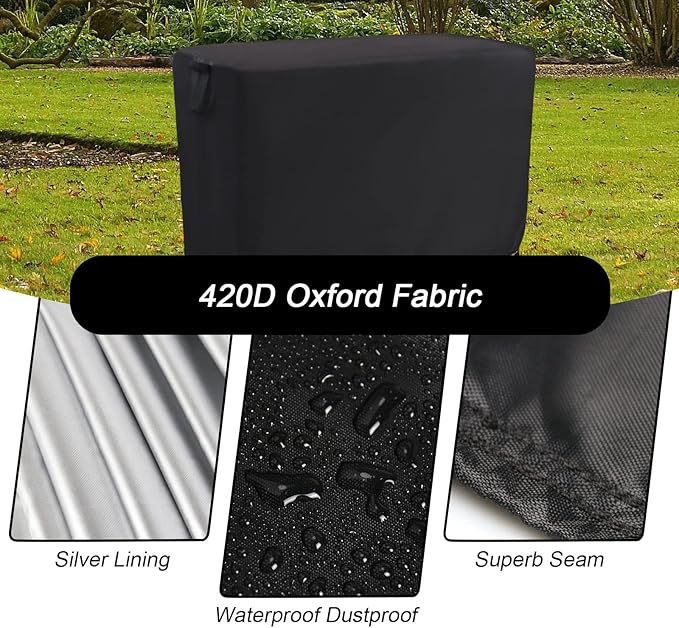 Kingling Outdoor Prep Table Covers, Waterproof Stainless Steel Table Cover Metal Table Cover Protection for Patio Kitchen Prep/Work Tables - 60''L x 24''W x 35''H-Ruum Studio Home