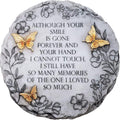 Spoontiques - Garden Décor - Bronze Butterfly Stepping Stone - Decorative Stone for Garden-Ruum Studio Home
