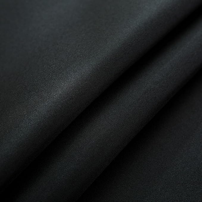 sancua 2 Pack Small Square Tablecloth 24 x 24 Inch Black, Stain and Wrinkle Resistant Washable Polyester Table Cloth Decorative Solid Fabric Table Cover for Nightstand End Bedside Tables-Ruum Studio Home