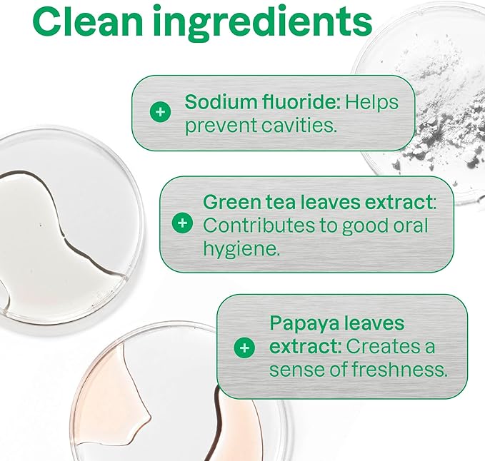 ATTITUDE Toothpaste with Fluoride, Prevents Tooth Decay and Cavities, Vegan, Cruelty-Free and Sugar-Free, Blueberry, 4.2 Oz-Ruum Studio Home
