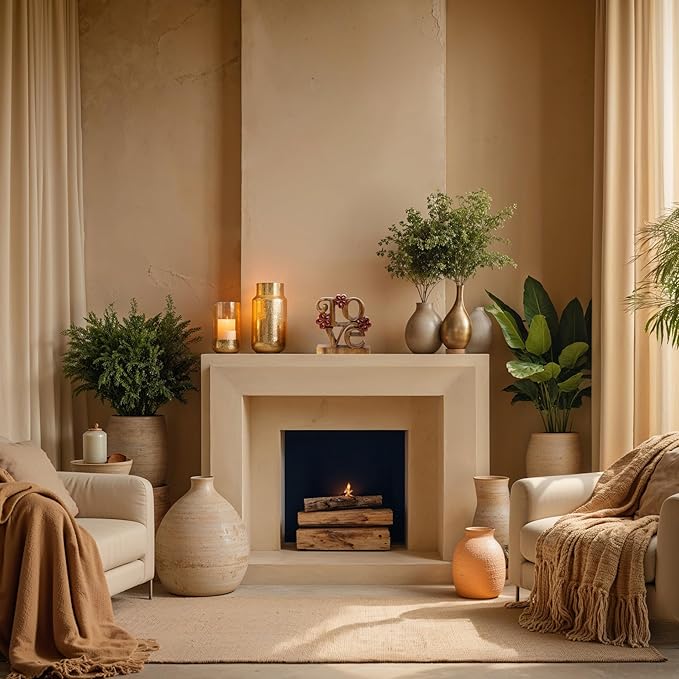 Decozen Gifts for Mom - Wooden Love Letters Sculpture - Mother's Day Birthday Gifts, Home, Office, Living Room, Shelf, Fireplace, Farmhouse, Tabletop, Boho and Mantle Decor - Mothers Day Decorations-Ruum Studio Home