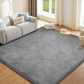 Baby Play Mat 1.2" Thick Memory Foam Nursery Rug Area Rug, 9’2” X 6’7” Yoga Mat Playmat Crawling Mat for Baby,Toddlers, Infants, Kids,Floor Mat Tatami Mat for Living Room with Non-Slip(Grey)-Ruum Studio Home