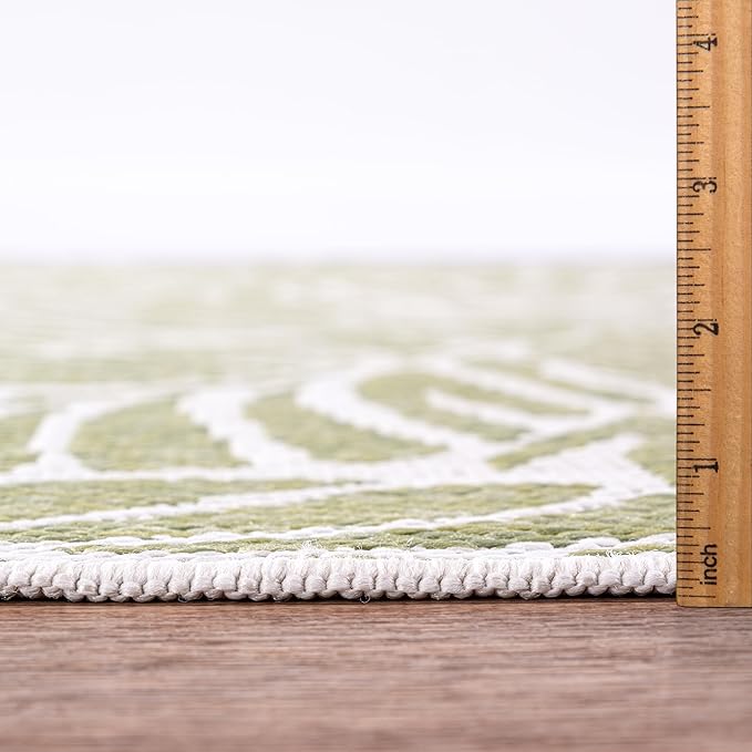 Keen Home Design Terrace Outdoor Runner Rug - 2x12 Washable Indoor/Outdoor Rug for Patio, Kitchen, Balcony, Beach, Garden, Deck and Porch, Size: 2'2"x11'10"-Ruum Studio Home