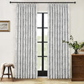 Pinch Pleated Vintage Floral Curtains - Room Darkening Drapes for Bedroom Living Room.2 Panels,150 Inches Wide 102 Inches Long-Ruum Studio Home