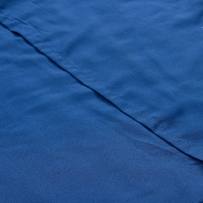 NEWLAKE Quilted Cotton Bed Pillowcases,Blue Classic Bohemian Pattern, 2 Pieces, 20x36 Inch-Ruum Studio Home