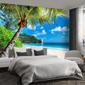 Beach Wall murals Peel and Stick Wallpaper for Bedroom Living Room - 108"x157"-Ruum Studio Home