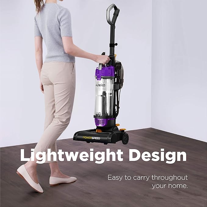 Eureka NEU182B PowerSpeed Bagless Upright Vacuum Cleaner, Purple-Ruum Studio Home
