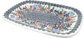 Blue Rose Polish Pottery Garden Butterfly Large Rectangular Serving Platter-Ruum Studio Home