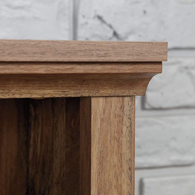 Sauder Miscellaneous Storage 3-Shelf Bookcase/ Book shelf, Sindoori Mango finish-Ruum Studio Home