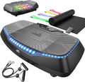 FLYBIRD 4D Vibration Plate 500 LBS Capacity, Oscillation, Linear, Pulsation Vibration Plate Exercise Machine, Triple Motors Vibration Plate for Bone Density Building & Lymphatic Drainage-Ruum Studio Home