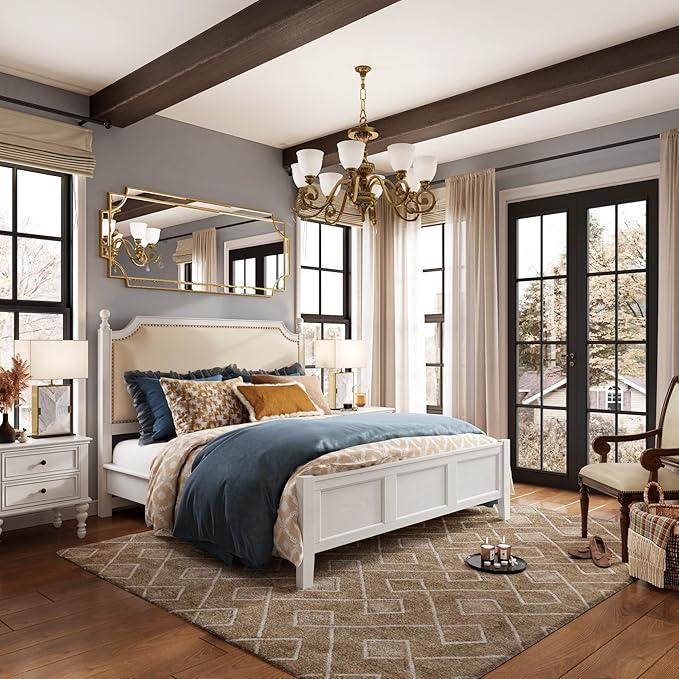 Kelly Miller Gold Full Length Mirror for Wall, 24" x58” Full Body Mirror Decorative Beveled Home Decor for Living Room Bedroom Bathroom Entryway Hallway Dressing Room-Ruum Studio Home