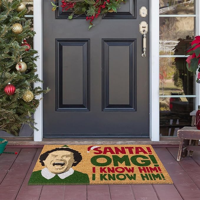 Gertmenian Paramount The Elf Coir Doormat - 2x3 Welcome Mat (2-Pack), Ideal for High Traffic Areas in Front Door, Garage, Entryway - OMG/Costume, 80025-Ruum Studio Home