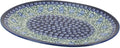 Blue Rose Polish Pottery Seaside Swirl Large Serving Platter-Ruum Studio Home