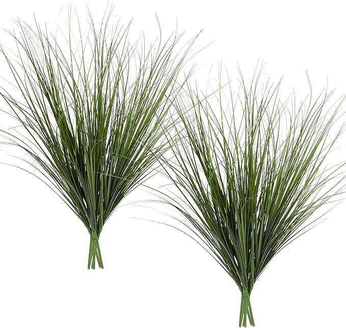 12PCS Fake Plants Artificial Wheat Grass Greenery Plastic Plants Fake Grass Artificial Plants for Outdoor Decor Artificial Grass Plant with Greenery Stems for Indoor Home Decoration 26.4"-Ruum Studio Home