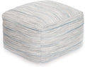 Anji Mountain 22"x22"x16" Handmade & Handcrafted Ottoman Pouf Comfortable Pouf Ottoman Foot Rest & Home Décor Accent for Living Room, Bedroom, Nursery, Kids Room, Patio-Ruum Studio Home