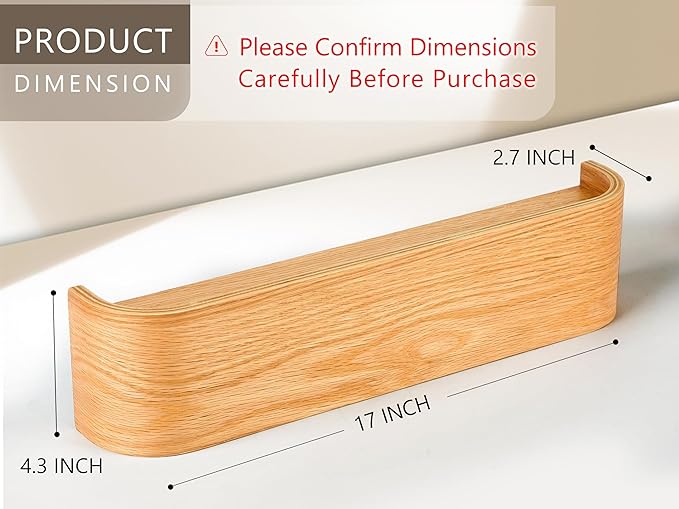 OLEEK Wall Coat Rack - Wall Shelf with Hooks - entryway Hooks - entryway Shelf - Modern Coat Rack - Wooden Coat Rack Wall Mount for Home Decor - Wooden Mount for Home Decor - Coat Hanger Wall Mount-Ruum Studio Home