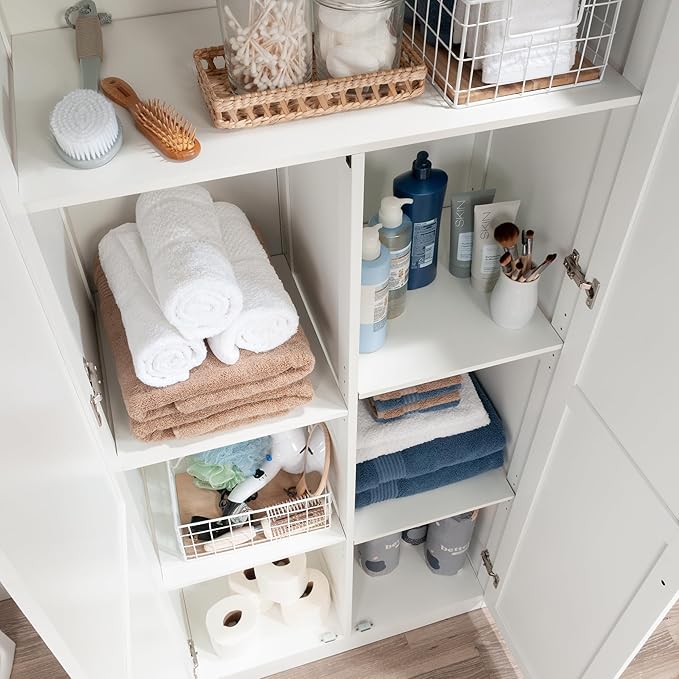 Sauder Miscellaneous Storage Cabinet, White Finish-Ruum Studio Home