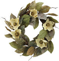 Admired By Nature 24" Magnolia Pine for Home Office Front Door Wreath, Wall Hanging Arrangement Decoration-Ruum Studio Home
