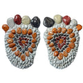 Garden Stepping Stones - Decorative Garden Stones for Patio, Deck, Garden or Sidewalk Faux Cobblestone Stepping Stones (Set of 2#A Small Size-Ruum Studio Home
