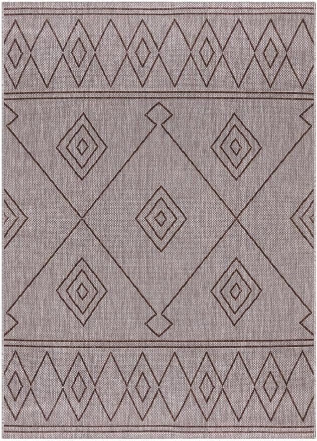 Keen Home Design Terrace Outdoor Throw Rug - 3x5 Washable Indoor/Outdoor Rug for Patio, Kitchen, Balcony, Beach, Garden, Deck and Porch, Size: 3'x5'-Ruum Studio Home