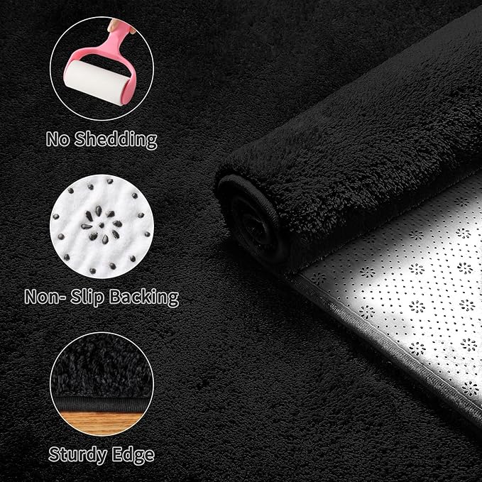 Sour Lemon 9x12 Area Rugs for Living Room, Soft Large Area Rug Fluffy Rugs for Bedroom，Machine Washable Area Rug Non Slip Carpet Rug for Living Room Playroom Kids Room Home Decor-Ruum Studio Home
