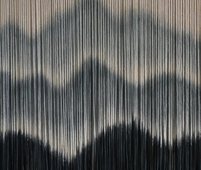 IOWER Macrame Wall Hanging Mountain Dip-Dyed Macrame Wall Decor Large Modern Fiber Art Boho Wall Decor 57" Wx35 L-Ruum Studio Home