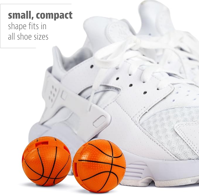 Sneaker Balls Odor-Fighting Shoe Fresheners, Eliminates Unpleasant Smells, Perfect For Sneakers, Gym Bags, Gear Bags, Drawers, Lockers, And More!, Baseball, 2 Pack-Ruum Studio Home