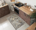Keen Home Design 2x3 Rug - Machine Washable Entry Rug with Non-Slip Backing, Ideal for Enteryway, Kitchen, Bathroom, Laundry Room - Vintage, Easy Clean, Durable, Low Pile Rug - (2' x 3')-Ruum Studio Home