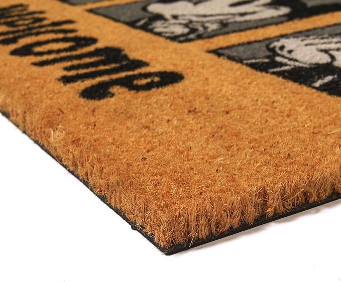 Gertmenian Disney Mouse Doormat Rug Front Door Coir Mat Indoor Outdoor Entryway Carpet, 2-Pack 20x34, Retro Mickey Home/Welcome-Ruum Studio Home